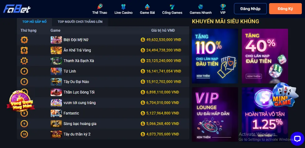 Tổng quan về nền tảng sòng bạc 138bet chính thức